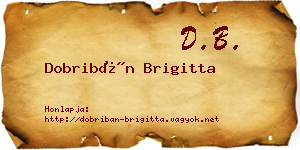 Dobribán Brigitta névjegykártya